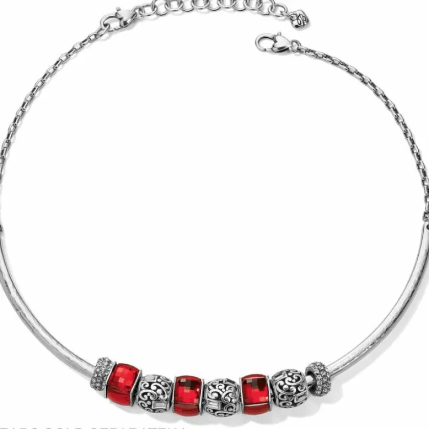 Brighton Monogram Choker Necklace Silver Online