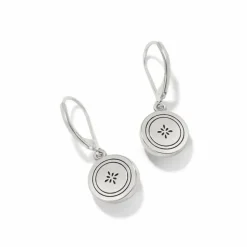 Brighton Mosaic Round Mini Leverback Earrings Silver-Gold Online