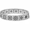 Brighton Mosaic Tile Stretch Bracelet Silver Clearance