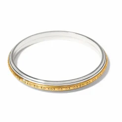 Brighton Mosaic Two Tone Bangle Silver-Gold Discount