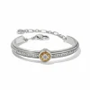Brighton Mosaic Two Tone Bar Bracelet Silver-Gold Sale