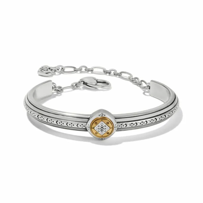 Brighton Mosaic Two Tone Bar Bracelet Silver-Gold Sale