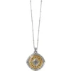 Brighton Mosaic Two Tone Pendant Necklace Silver-Gold Sale