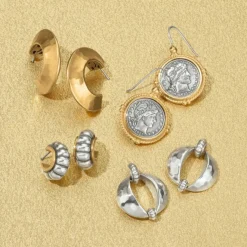 Brighton Mystic Moon Scallop Hoop Earrings Best