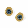 Brighton Neptune Post Earrings BrushedGold-Blue Hot