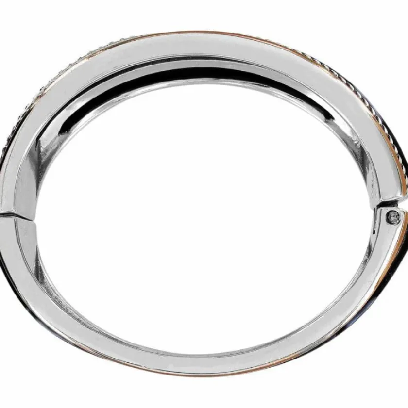 Brighton Neptune's Rings Black Hinged Bangle Silver-Gold Online