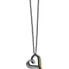 Brighton Neptune's Rings Night Heart Necklace Silver-Gold Sale