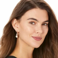 Brighton Neptune's Rings Pearl Teardrop Earrings Cream Sale