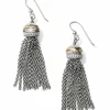 Brighton Neptune's Rings Tassel French Wire Earrings Silver-Gold Discount