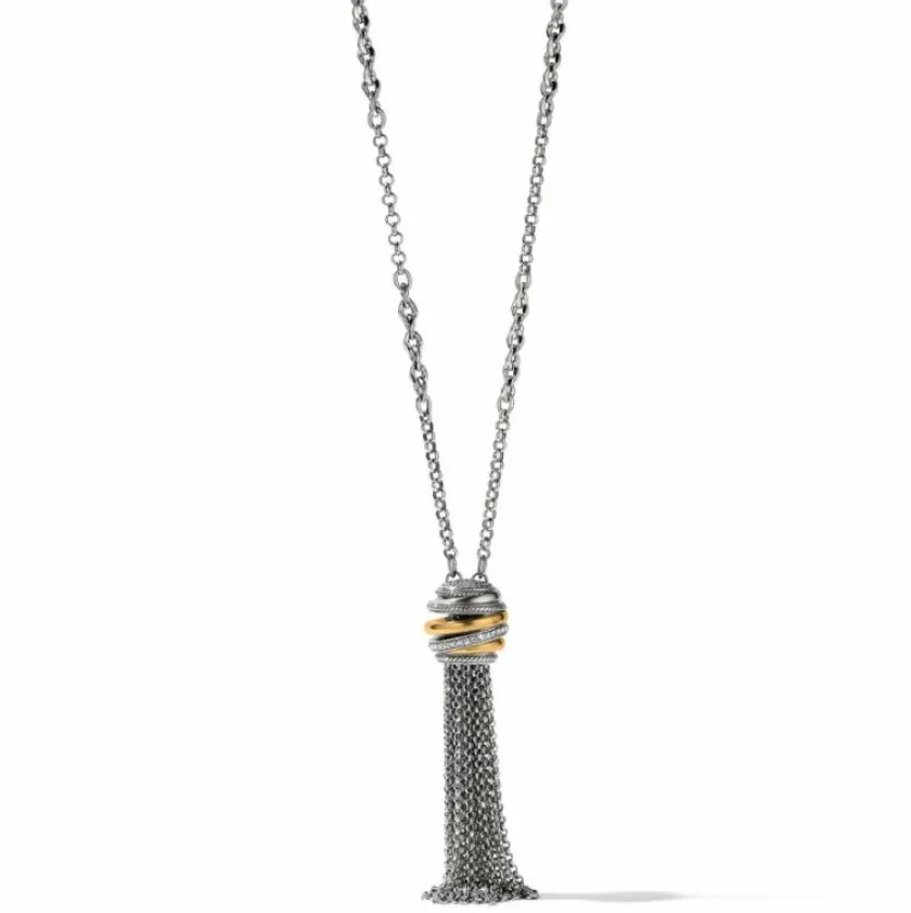 Brighton Neptune's Rings Tassel Necklace Silver-Gold Online