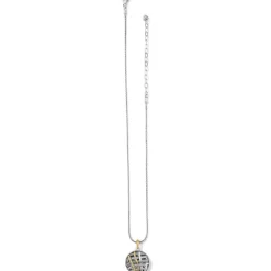 Brighton Neptune's Rings Woven Round Necklace Silver-Gold Sale