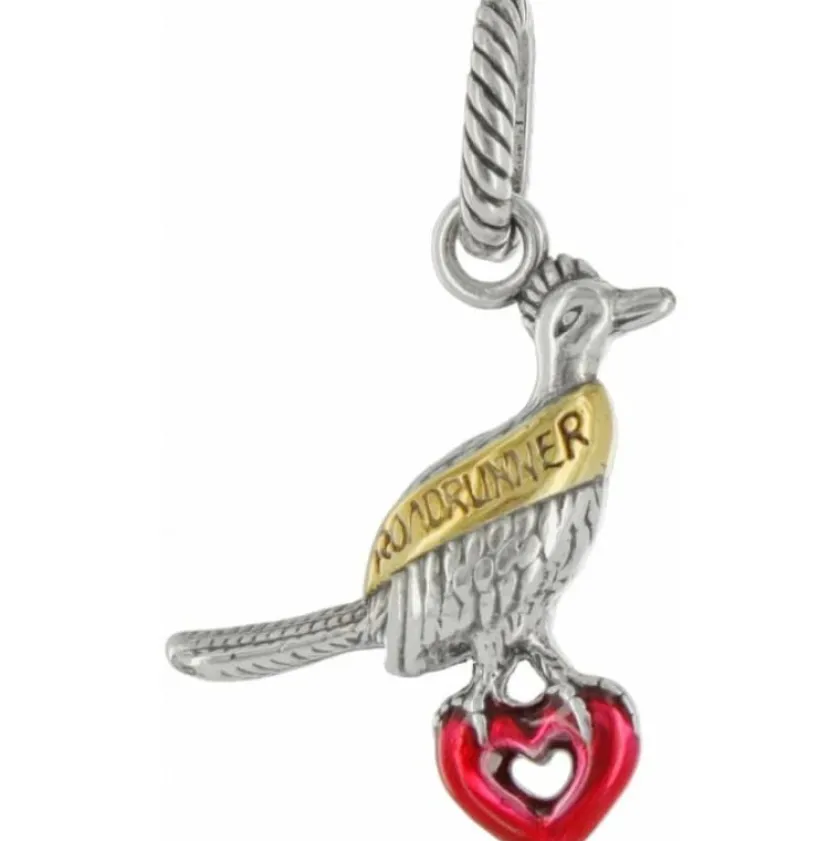 Brighton New Mexico Charm Silver-Red Sale