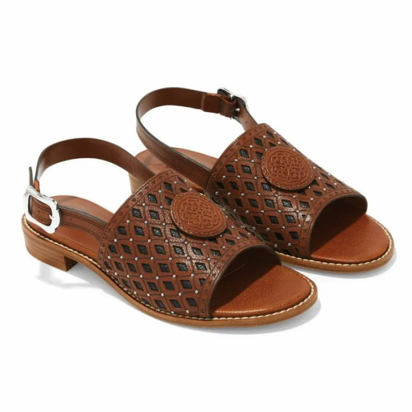 Brighton Nolita Flat Sandals Russet Best