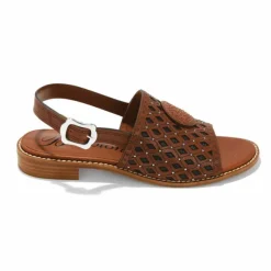 Brighton Nolita Flat Sandals Russet Best