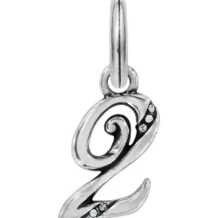 Brighton Number Charm Silver Clearance