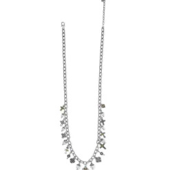 Brighton One Cross Charm Necklace Silver-Gold Hot