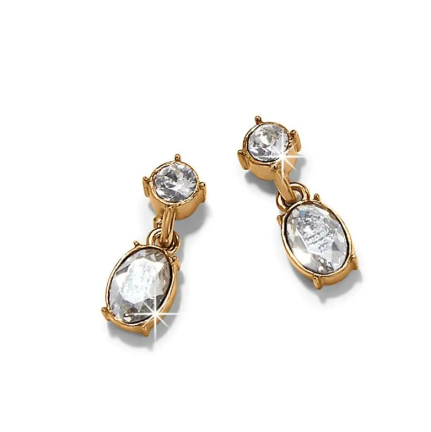 Brighton One Love en Petite Post Drop Earrings Gold Online