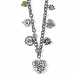 Brighton One Love Necklace Silver-Gold Best
