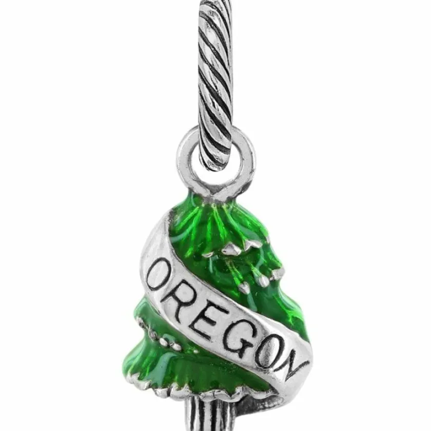 Brighton Oregon Charm Silver-Green New