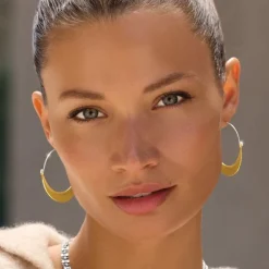 Brighton Palm Canyon Large Hoop Earrings Outlet