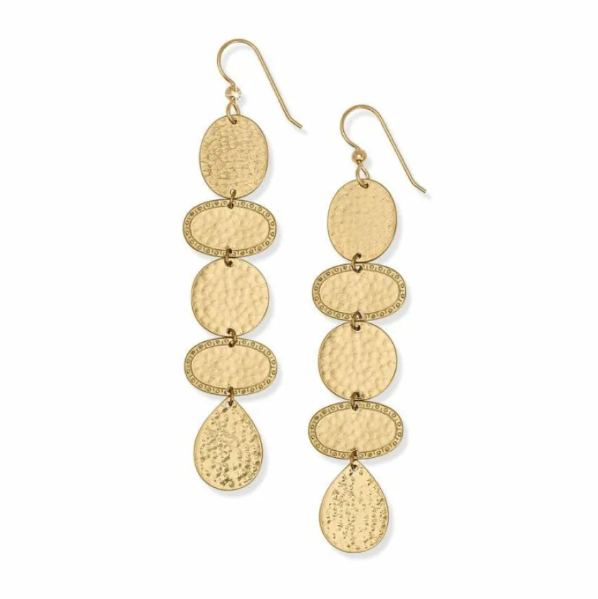 Brighton Palm Canyon Long French Wire Earrings Discount