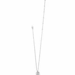 Brighton Paper Nautilus Shell Necklace Silver Hot