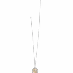 Brighton Paradise Cove Shaker Necklace Silver-Gold Clearance