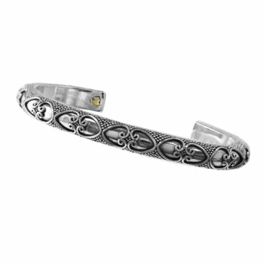 Brighton Paradise Cuff Bracelet Silver Hot