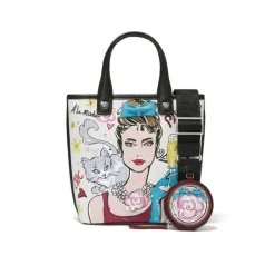 Brighton Paris Blooms Mini Saffiano Tote Multi Outlet
