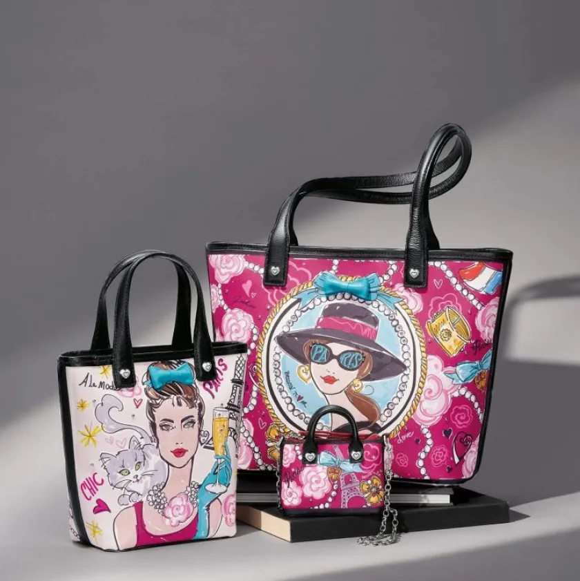 Brighton Paris Blooms Saffian Micro Bag Discount