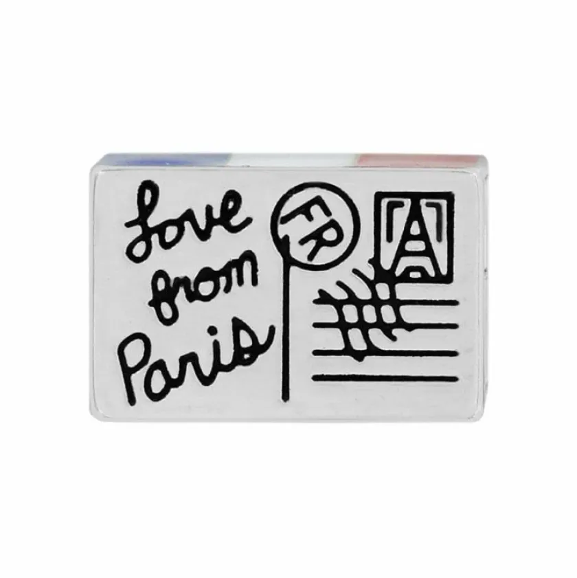 Brighton Paris Postcard Bead Silver-Multi Discount