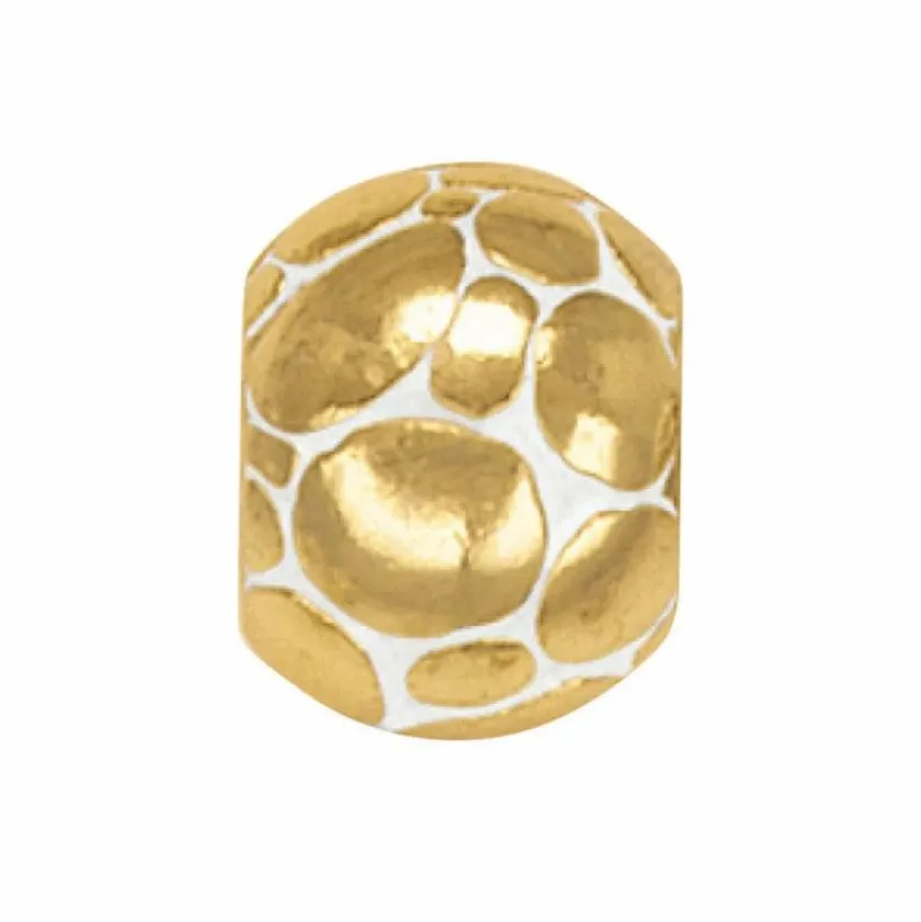 Brighton Pebble Bead Gold-White Sale