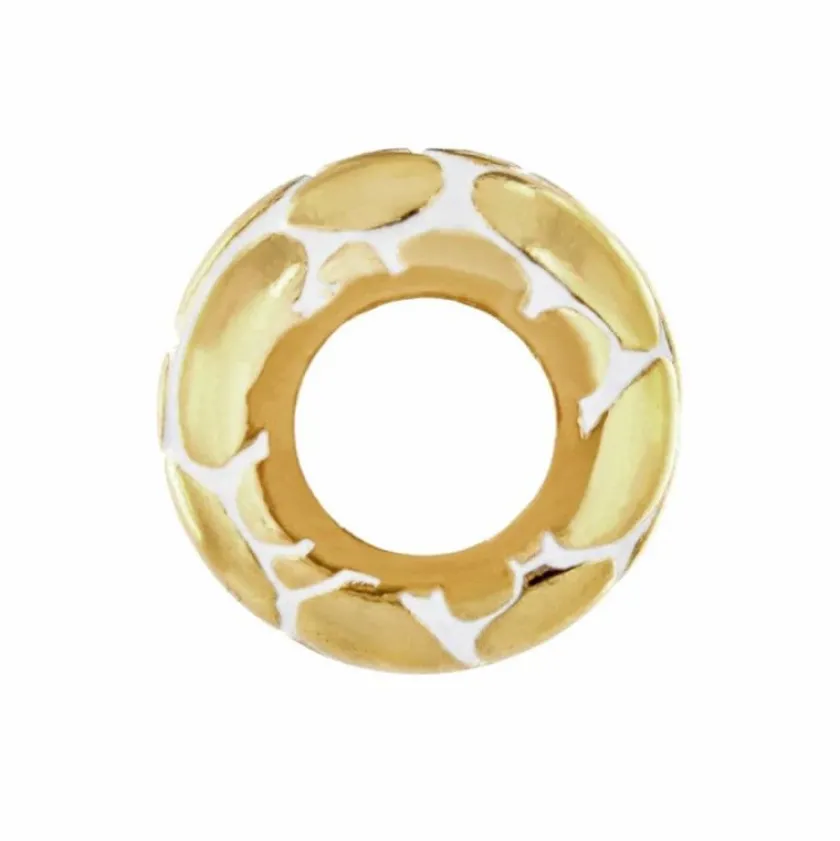 Brighton Pebble Bead Gold-White Sale