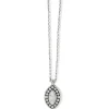 Brighton Pebble Dot Dream Howlite Short Necklace Silver Hot