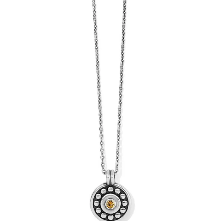 Brighton Pebble Dot Medali Petite Reversible Necklace Discount