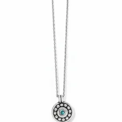 Brighton Pebble Dot Medali Petite Reversible Necklace Discount