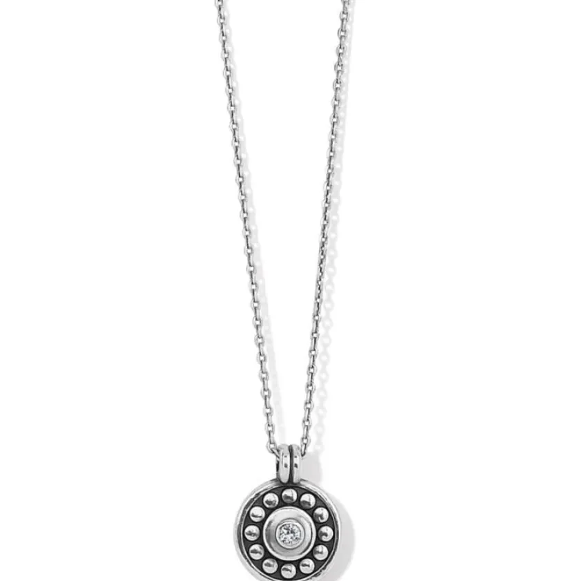 Brighton Pebble Dot Medali Petite Reversible Necklace Discount