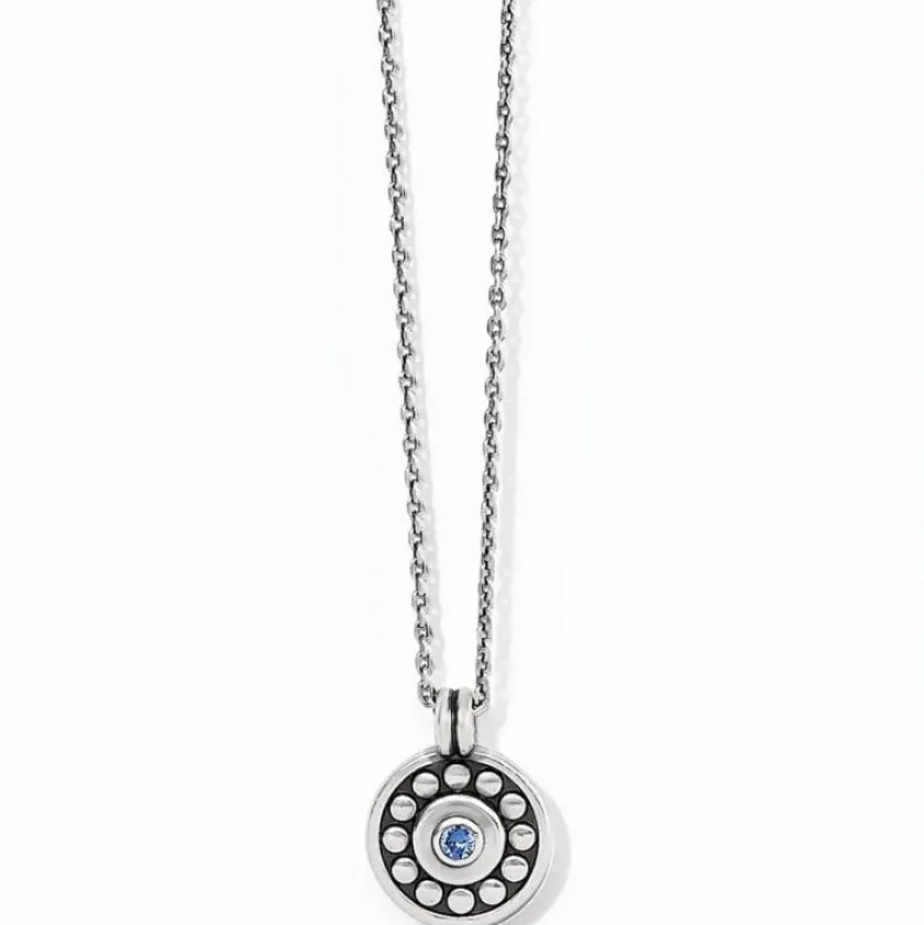 Brighton Pebble Dot Medali Petite Reversible Necklace Discount