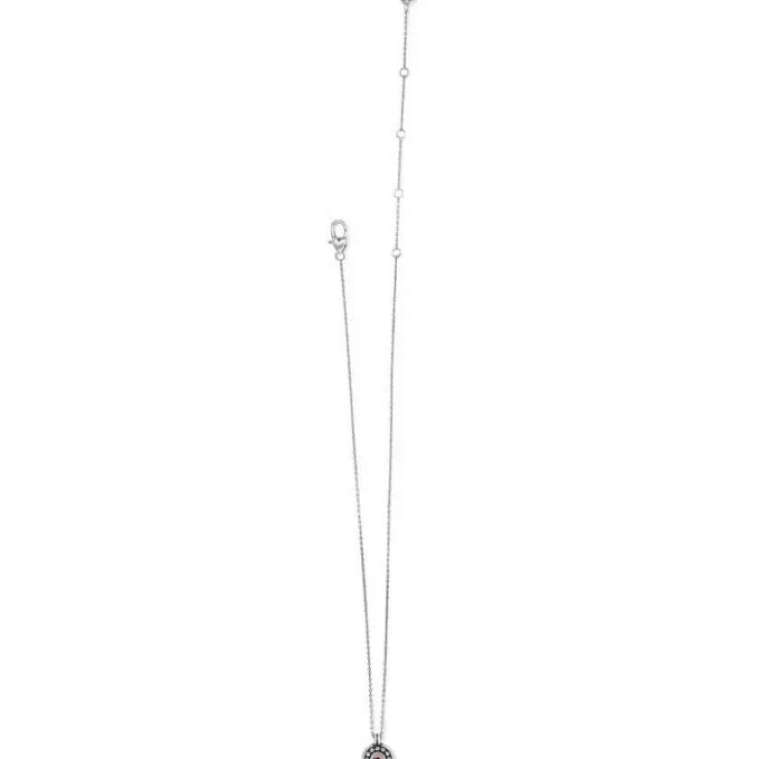 Brighton Pebble Dot Medali Petite Reversible Necklace Discount