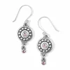 Brighton Pebble Dot Medali Reversible French Wire Earrings Hot
