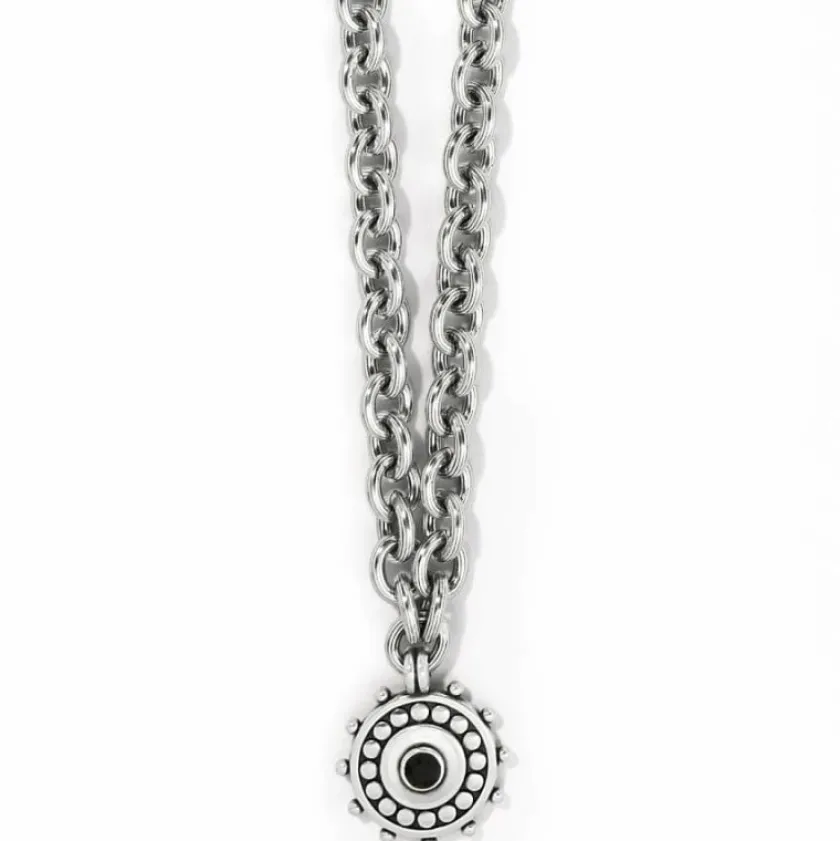 Brighton Pebble Dot Medali Reversible Collar Necklace Clearance