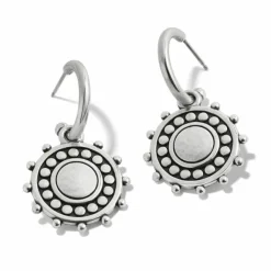 Brighton Pebble Dot Medali Reversible Hoop Earrings Hot