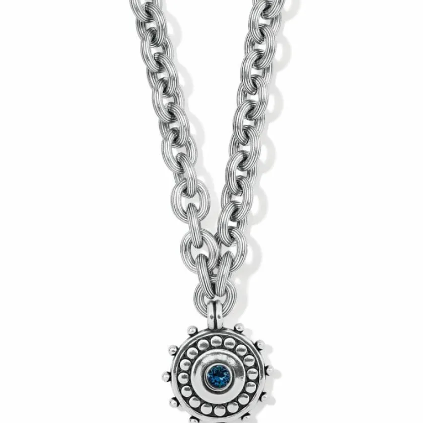Brighton Pebble Dot Medali Reversible Collar Necklace Clearance