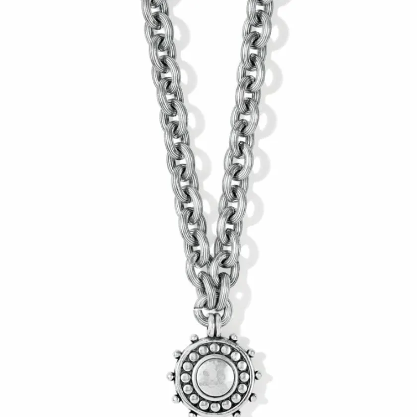 Brighton Pebble Dot Medali Reversible Collar Necklace Clearance