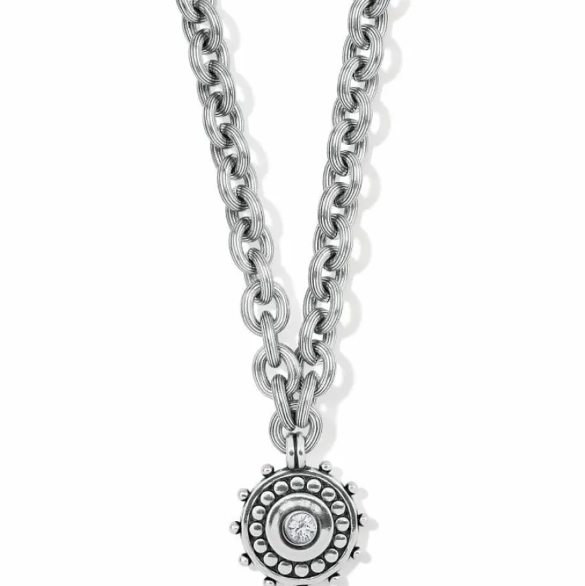 Brighton Pebble Dot Medali Reversible Collar Necklace Clearance
