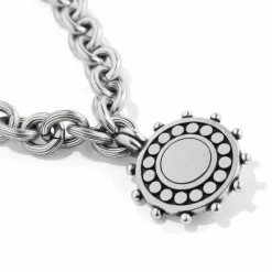 Brighton Pebble Dot Medali Reversible Collar Necklace Clearance