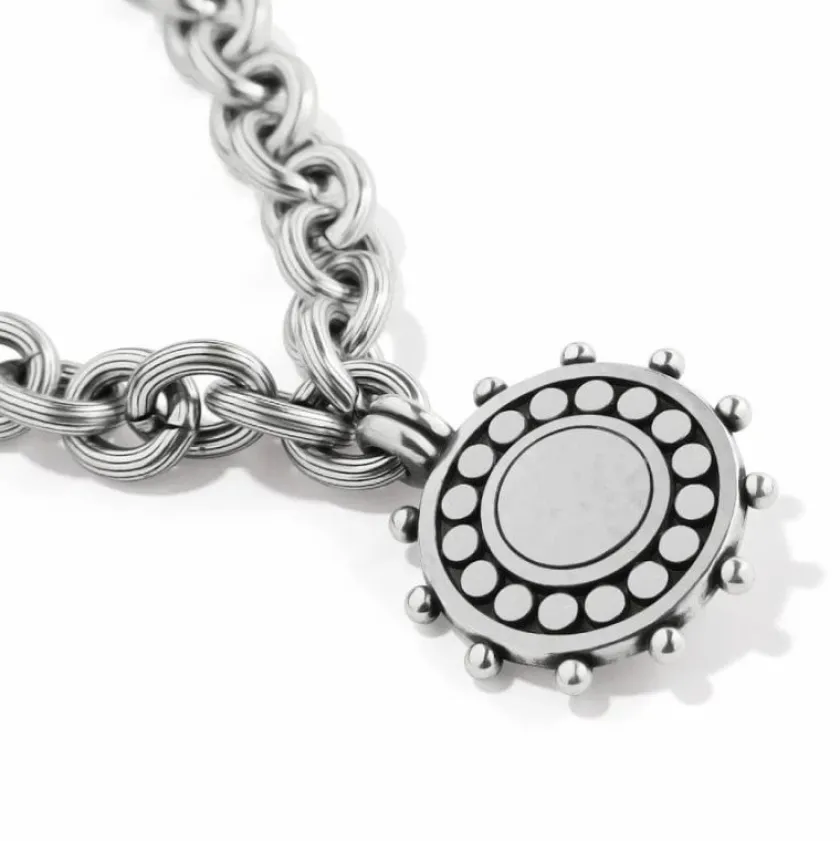 Brighton Pebble Dot Medali Reversible Collar Necklace Clearance