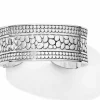 Brighton Pebble Double Hinged Bangle Silver Outlet