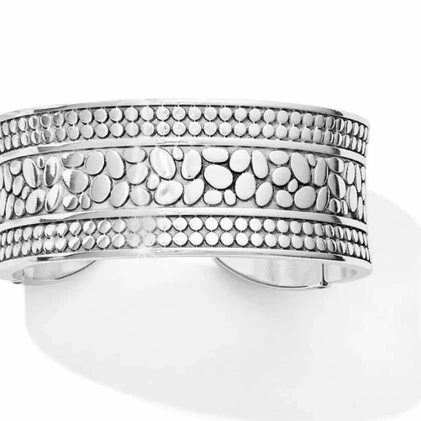 Brighton Pebble Double Hinged Bangle Silver Outlet