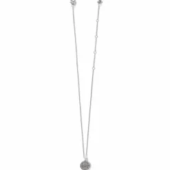 Brighton Pebble Round Reversible Petite Necklace Silver Discount